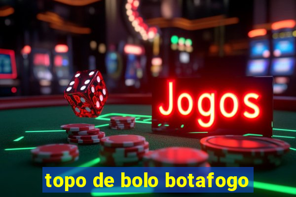 topo de bolo botafogo